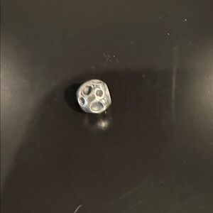 Pandora Silver Moon Rock Charm
